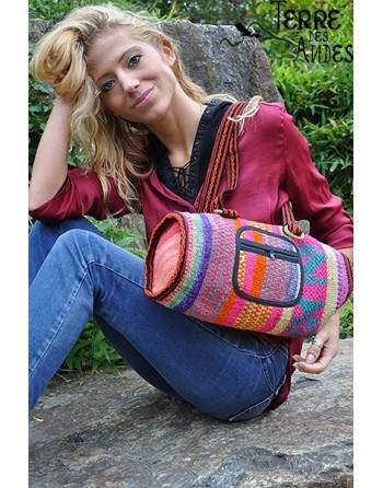 Sac à main en bandoulière turquoise