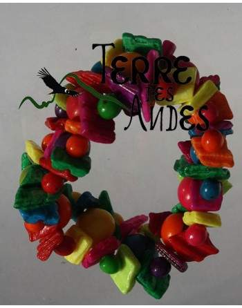 Bracelet élastique couleurs du printemps