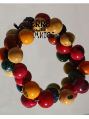 Bracelet élastique et perles d'automne