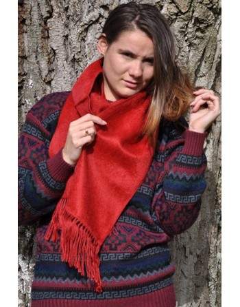 Echarpe Camargo rouge