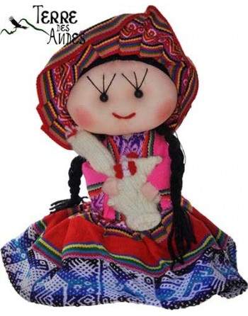 Poupée cholita fait main