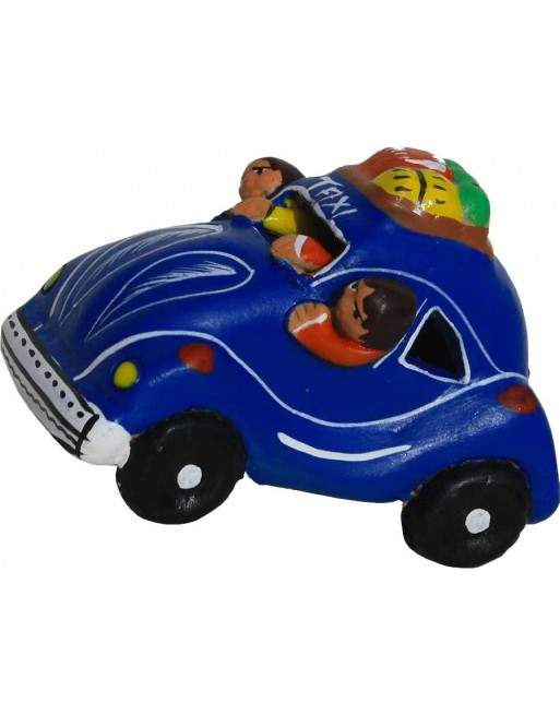 Taxi péruvien bleu