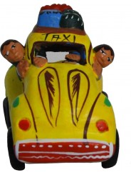 Taxi péruvien coccinelle jaune
