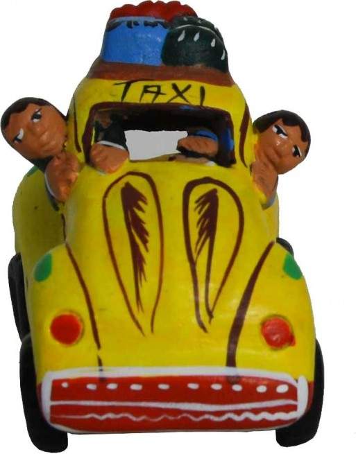 Taxi péruvien coccinelle jaune