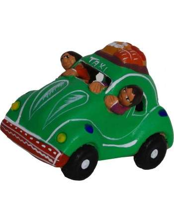 Taxi péruvien coccinelle vert