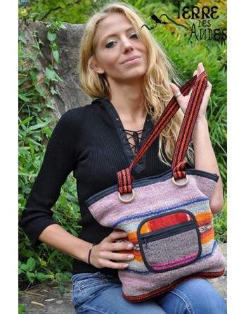 Sac à main Cuzco mauve