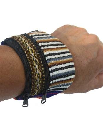 Bracelet porte monnaie marron