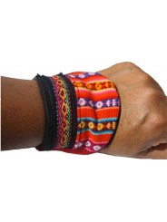 Bracelet porte monnaie péruvien arco iris