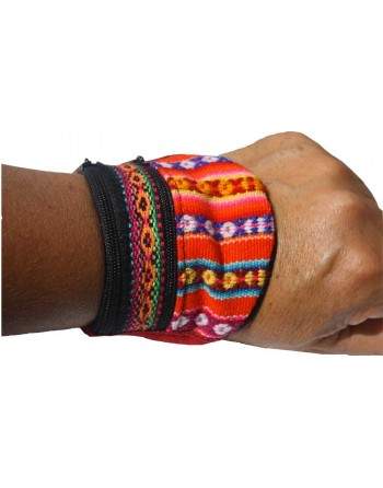 Bracelet porte monnaie péruvien arco iris