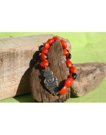 Bracelet Huayruro et médaillon Wawa