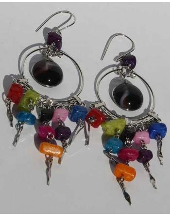 Boucles d'oreilles printemps-été