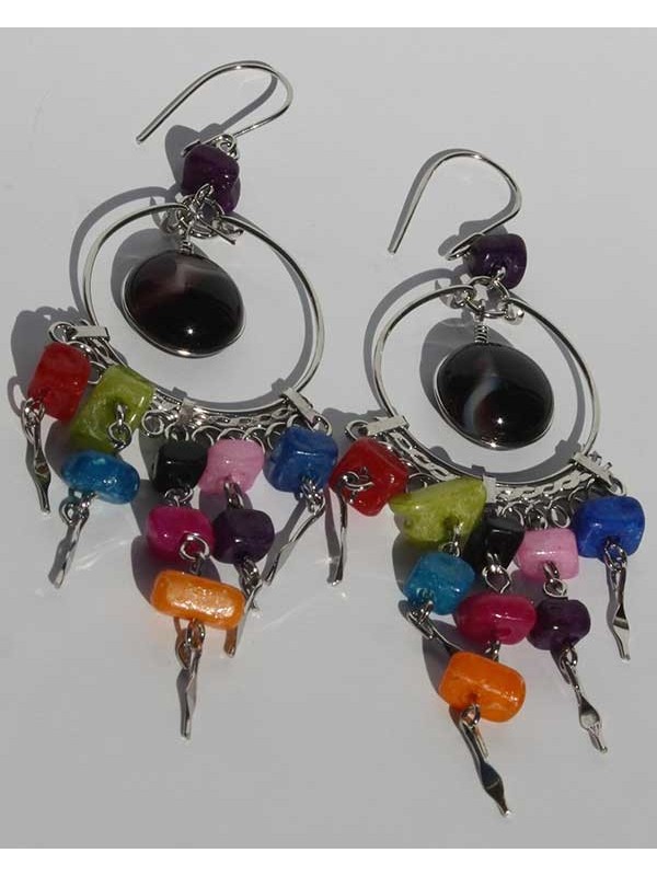 Boucles d'oreilles printemps-été