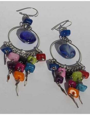 Boucles d'oreilles printemps-été