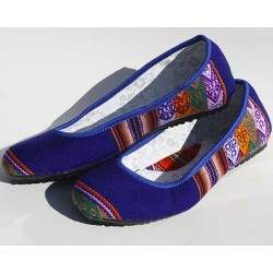 Ballerines - babies péruviennes bleue marine