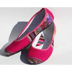 Ballerines - babies péruviennes rose