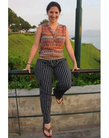 Pantalon femme baba-cool