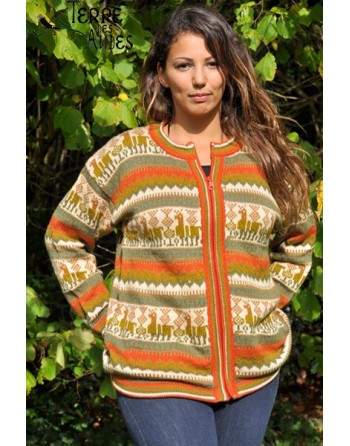 Gilet Suspiro limeña arc en ciel 