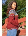 Gilet rouge indien